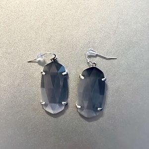 Kendra Scott Faceted Danielle Earrings In Slate
